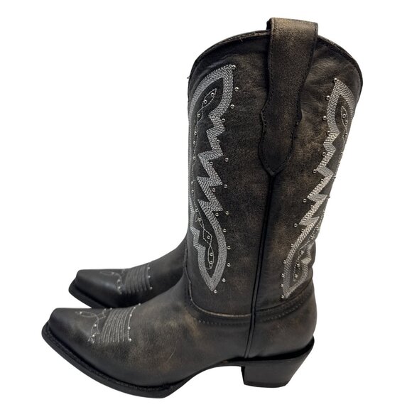 Circle G by Corral Kids Western Boot Snip Toe J8006 (Little Kid/Big Kid) Size 6 - Picture 3 of 11